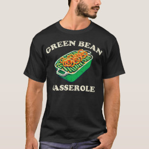 Camiseta Plato divertido de cazuela de judías verdes retro