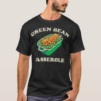 Camiseta Plato divertido de cazuela de judías verdes retro