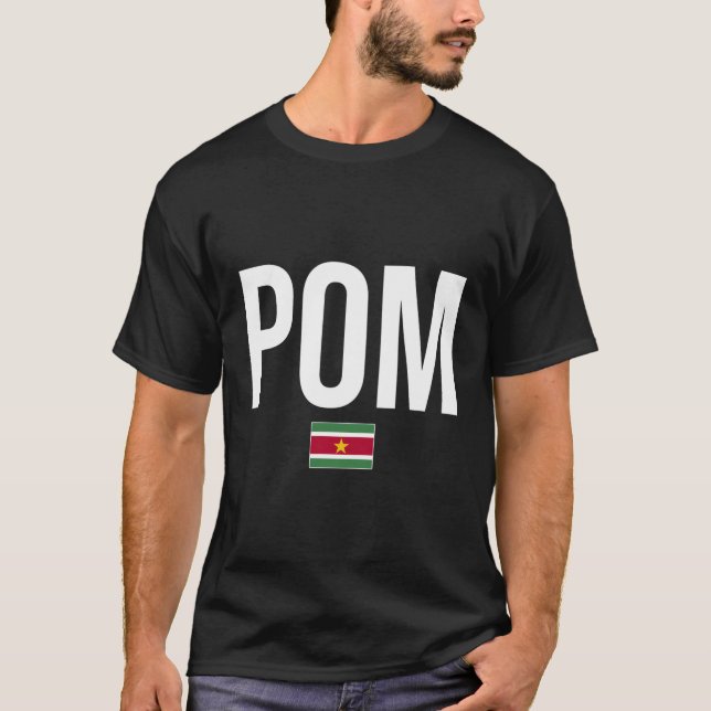 Camiseta Plato Surinamés Pom Surinam (Anverso)
