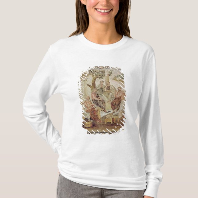 Camiseta Platón que conversa con sus alumnos (Anverso)