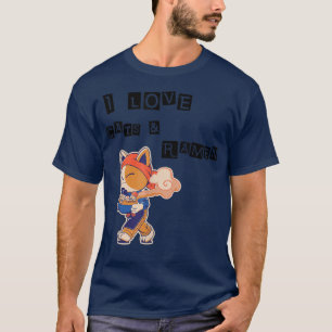Camiseta Platos asiáticos japoneses Alimentos Ramen fideos