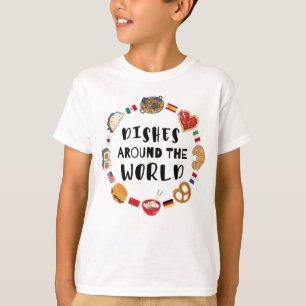 Camiseta Platos del mundo