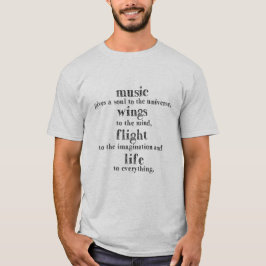 Camiseta Plato's philosophical phrase