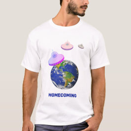 Camiseta Platos voladores alrededor del mundo