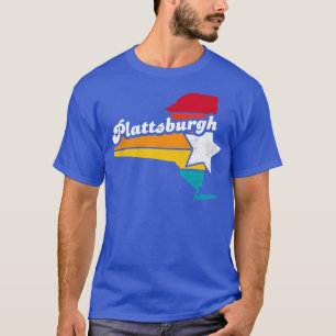 Camiseta Plattsburgh New York Vintage Distresage Souvenir 2