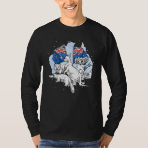 Camiseta Platypus de animales australianos Wombat Koala Kan