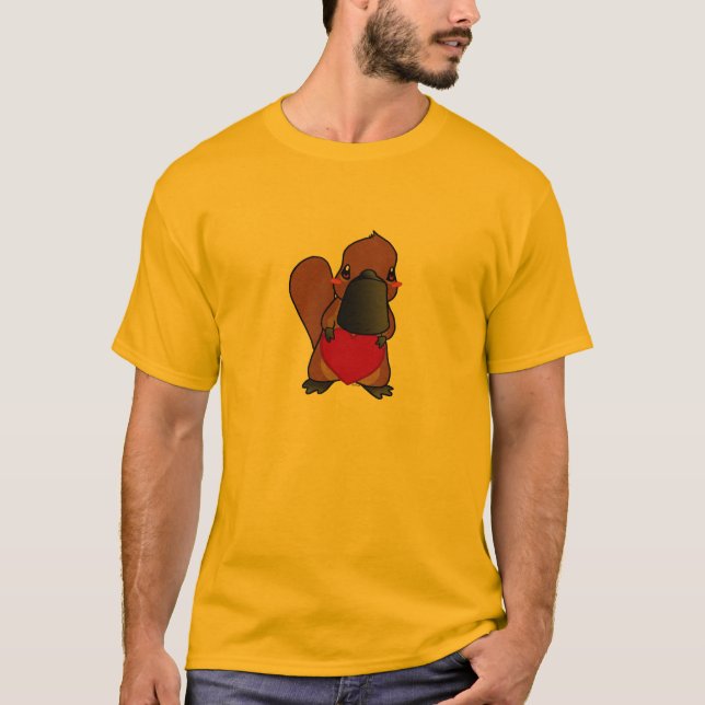 Camiseta Platypus lindo (Anverso)