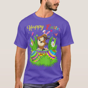 Camiseta Platypus Lover Floral Huevo de Pascua Graciosa Pla