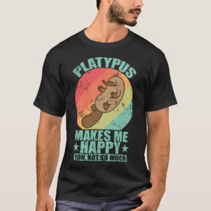 Camiseta Platypus Me hace feliz no tanto