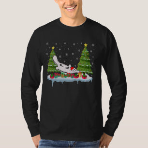 Camiseta Platypus Navidad Hombres Iluminados por Árboles de