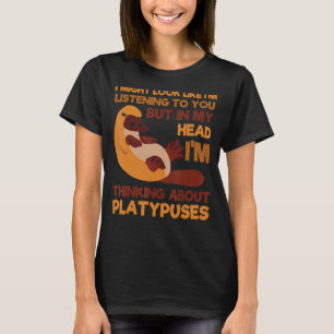 Camiseta Platypus Pensando En El Zoólogo De Patos Vete