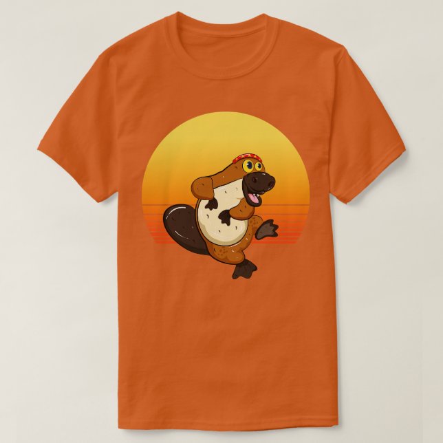 Camiseta Platypus Retro (Diseño del anverso)