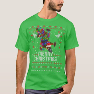 Camiseta Platypus Santa Hat Animal Árbol de Navidad