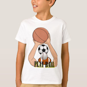 Camiseta Play Ball Games Personalizado Arte
