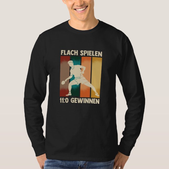 Camiseta Play Flat Win 11:0 Mesa de tenis Ping Pong (Anverso)