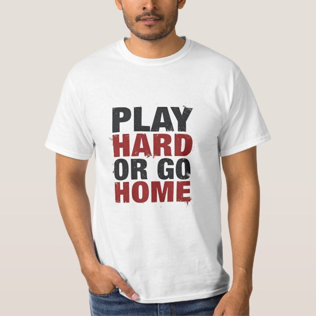 Camiseta Play Hard Basketball Tee (Anverso)