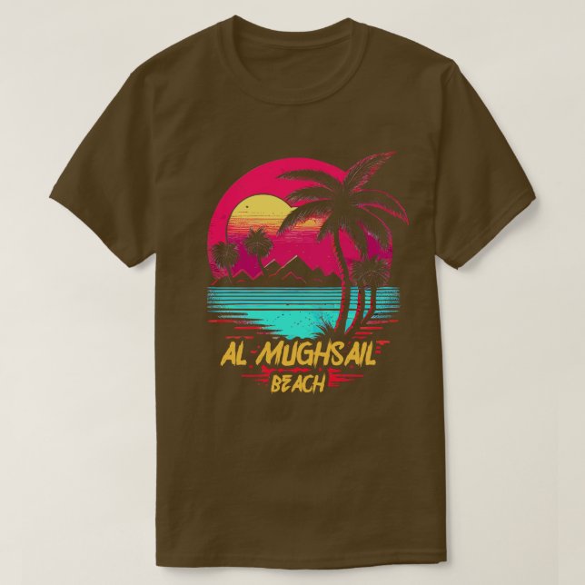 Camiseta Playa Al Mughsail (Diseño del anverso)