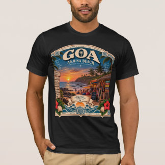 Camiseta playa Anjuna Goa en su punto