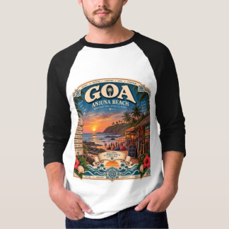 Camiseta playa Anjuna Goa en su punto
