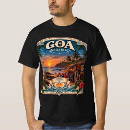 Camiseta playa Anjuna Goa en su punto