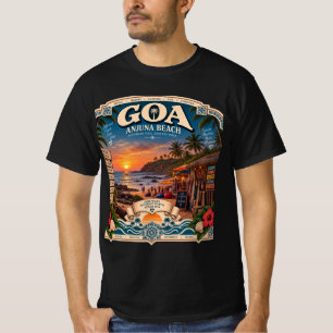 Camiseta playa Anjuna Goa en su punto