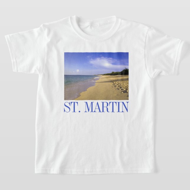 Camiseta Playa Baie Longue, San Martín (Distribución)