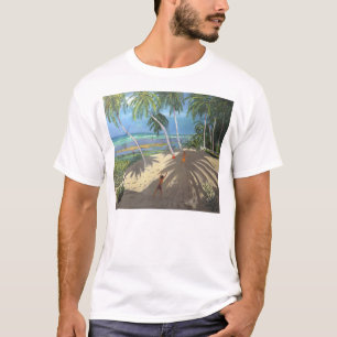 Camiseta Playa Barbados 2013 de Clovelly de las palmeras