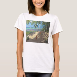 Camiseta Playa Barbados 2013 de Clovelly de las palmeras