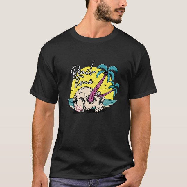 Camiseta Playa Beach Time Island (Anverso)
