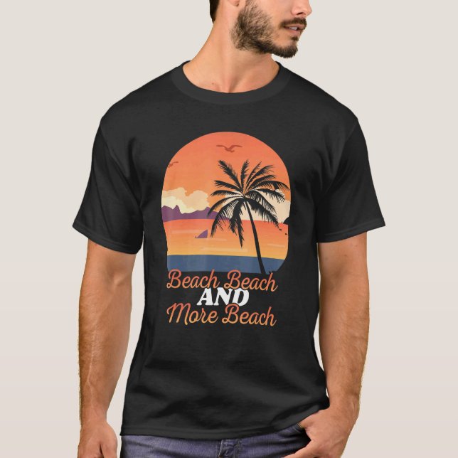 Camiseta Playa Beach Y Más Playa (Anverso)