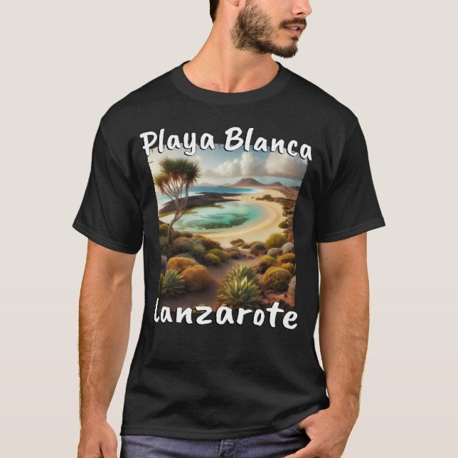 Camiseta Playa Blanca Lanzarote Duna de Vacaciones (Anverso)