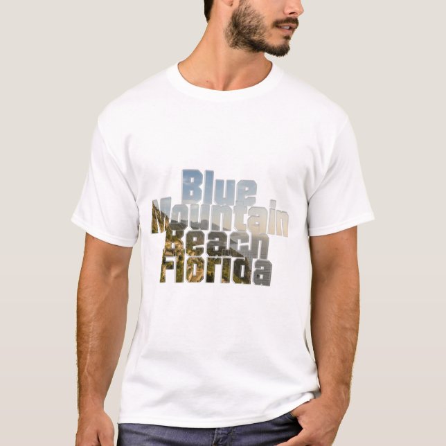 Camiseta Playa Blue Mountain Florida (Anverso)