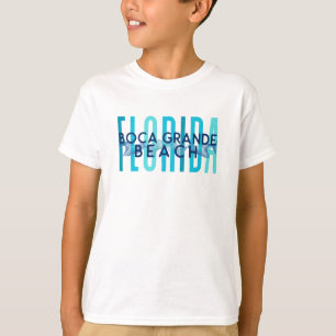 Camiseta Playa Boca Grande Florida (Olas del Océano)