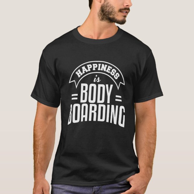 Camiseta Playa Bodyboarding Bodyboard Bodyboarder (Anverso)