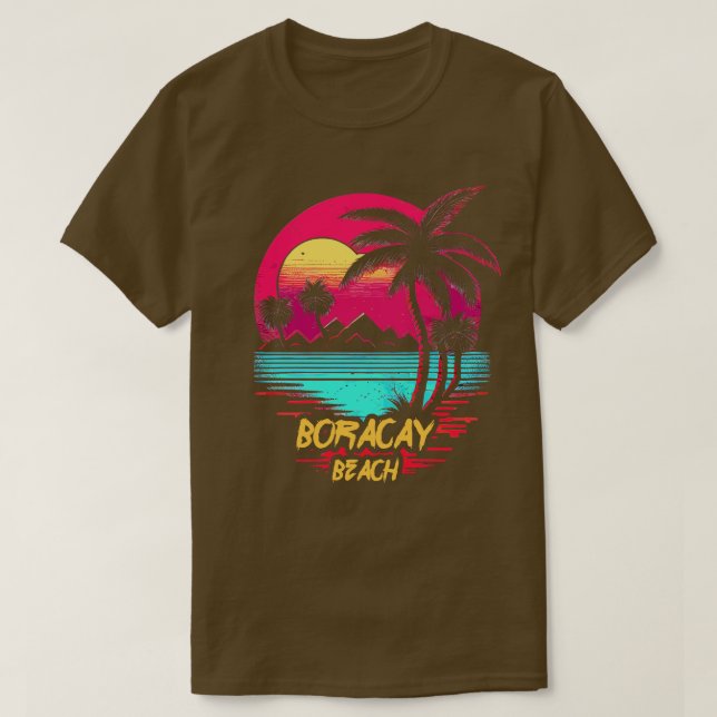 Camiseta Playa Boracay (Diseño del anverso)