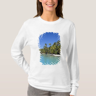 Camiseta Playa bordeada de palmeras Islas Cook 2