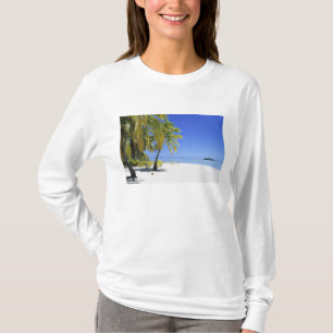 Camiseta Playa bordeada de palmeras Islas Cook 3