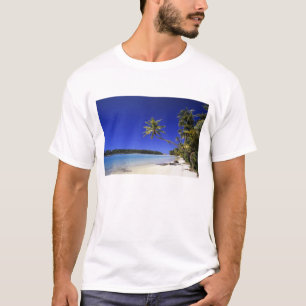 Camiseta Playa bordeada de palmeras Islas Cook 5