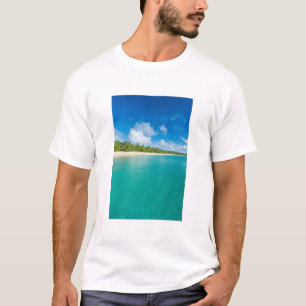 Camiseta Playa bordeada de palmeras, Tonga