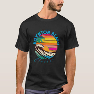 Camiseta Playa Boynton Beach Retro estilo Florida de los añ