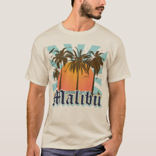 Camiseta Playa California CA de Malibu
