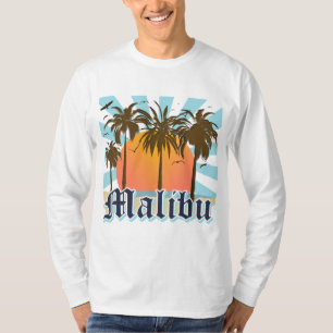 Camiseta Playa California CA de Malibu