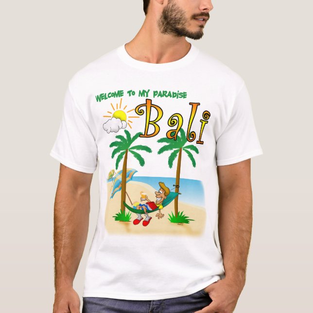 Camiseta Playa-Camiseta de Kuta Bali (Anverso)