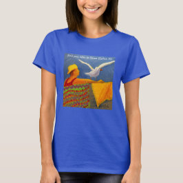 Camiseta Playa/camiseta de la gaviota y del salvavidas de