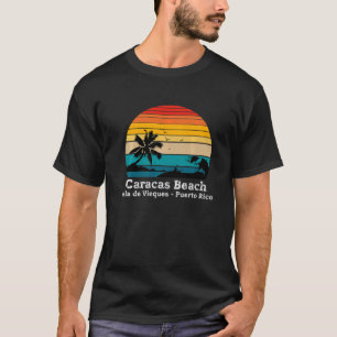 Camiseta Playa Caracas Isla De Vieques  Puerto Rico
