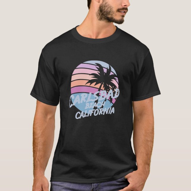 Camiseta Playa Carlsbad California (Anverso)