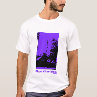 Camiseta Playa Chac Mool Cancún México
