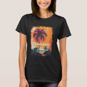 Camiseta Playa Copacabana Río de Janeiro Brasil Retro Surf