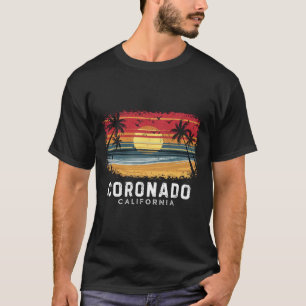 Camiseta Playa Coronado California Surfboard Playa