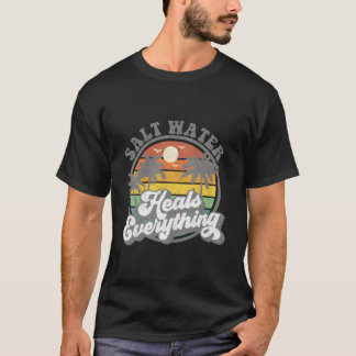 Camiseta Playa de Agua Salada Sana Todo